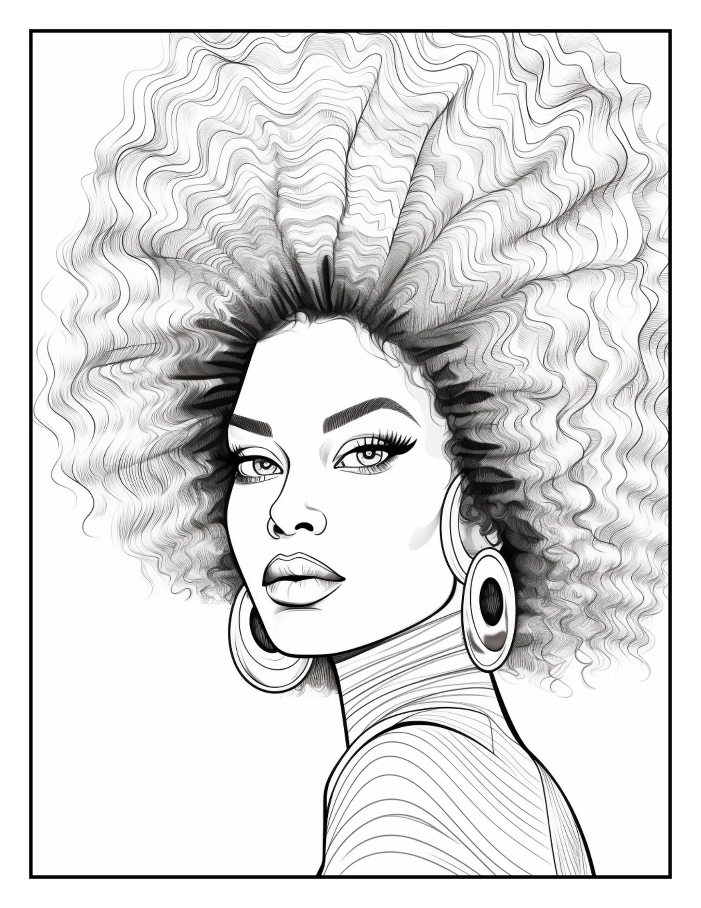 100 African Black Woman Coloring Pages For Adults 3 Robs Books