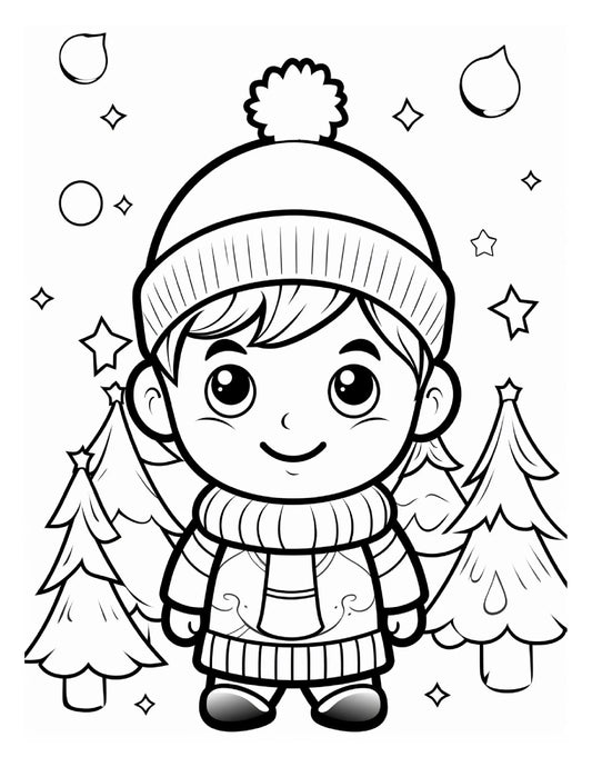 120 Christmas Coloring Pages Robs Books