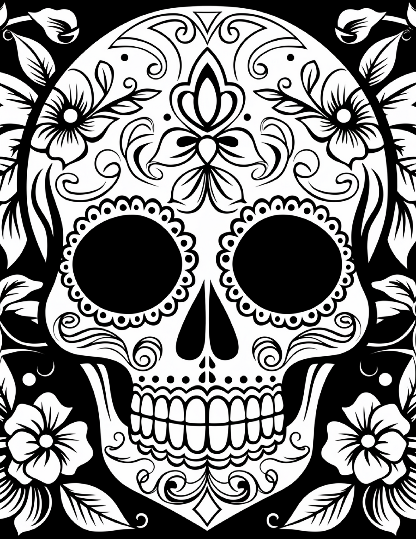 100 Day Of The Dead Coloring Pages 2