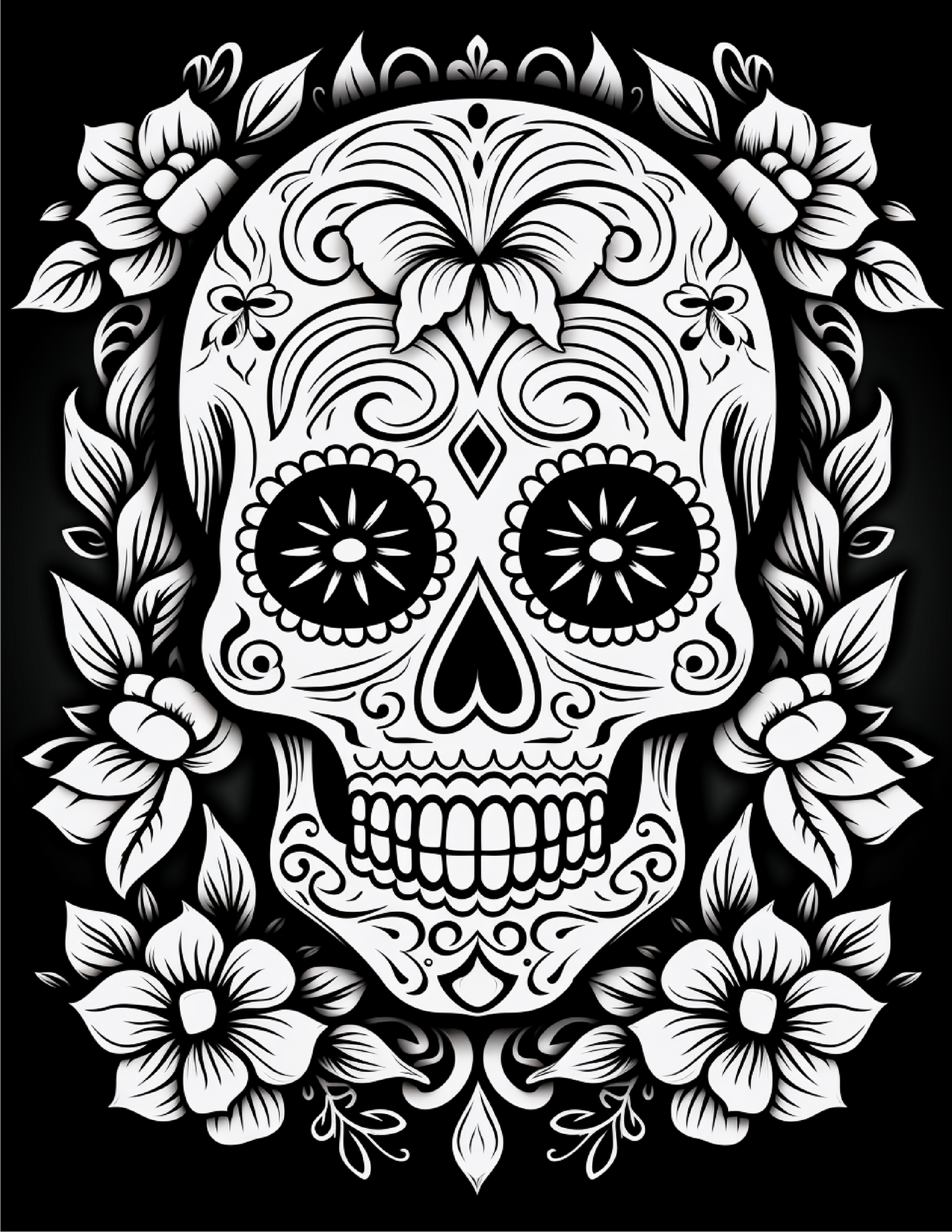 100 Day Of The Dead Coloring Pages 2