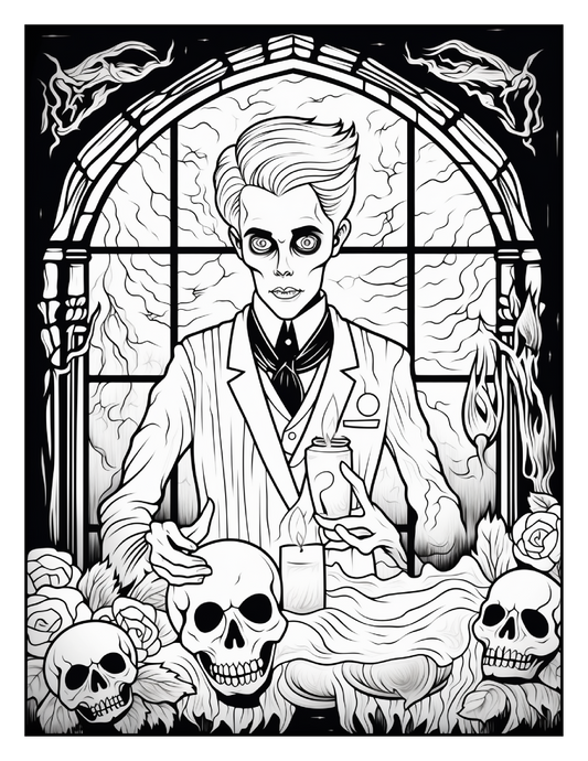 100 Halloween Ghost Coloring Pages For Adults Robs Books