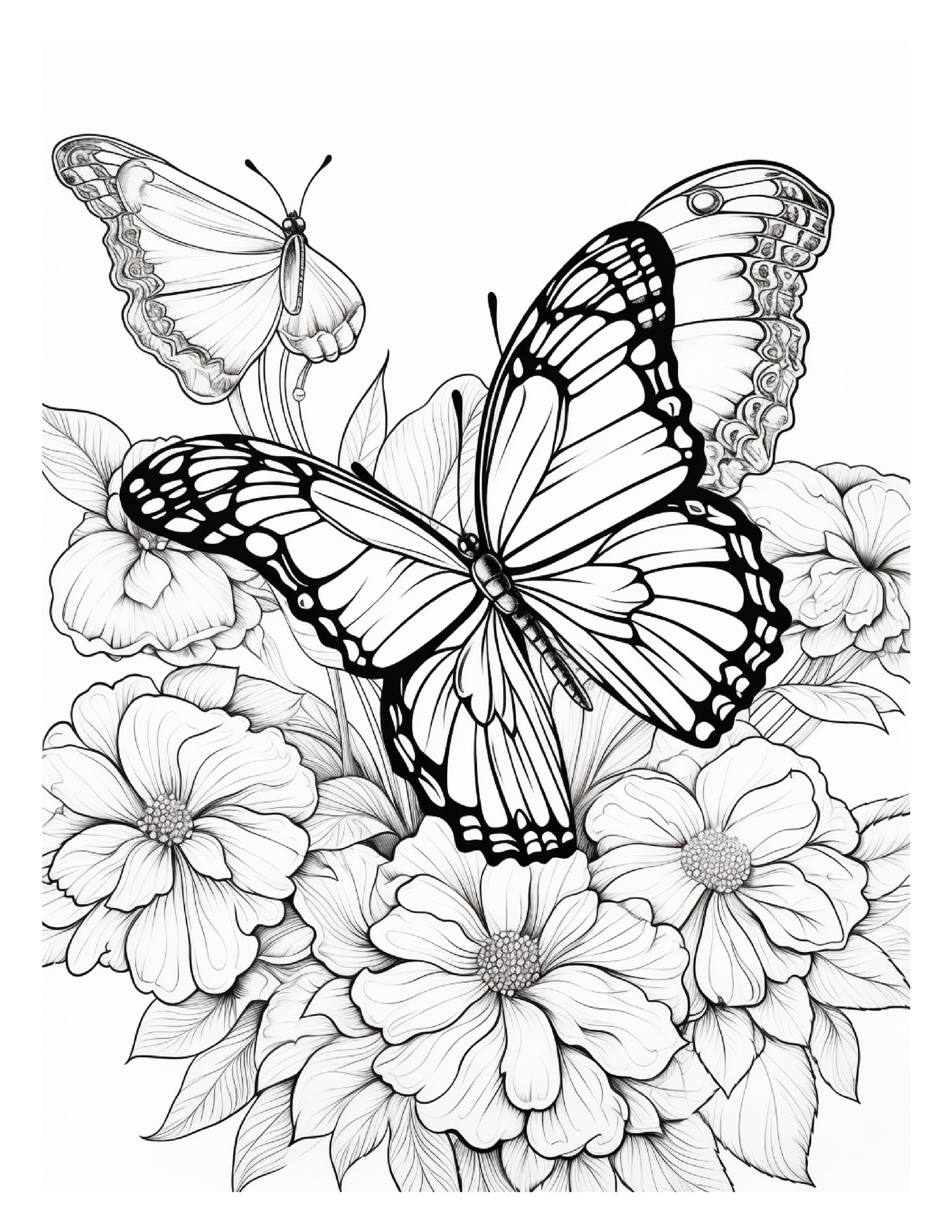 95 Butterfly Coloring Pages 2