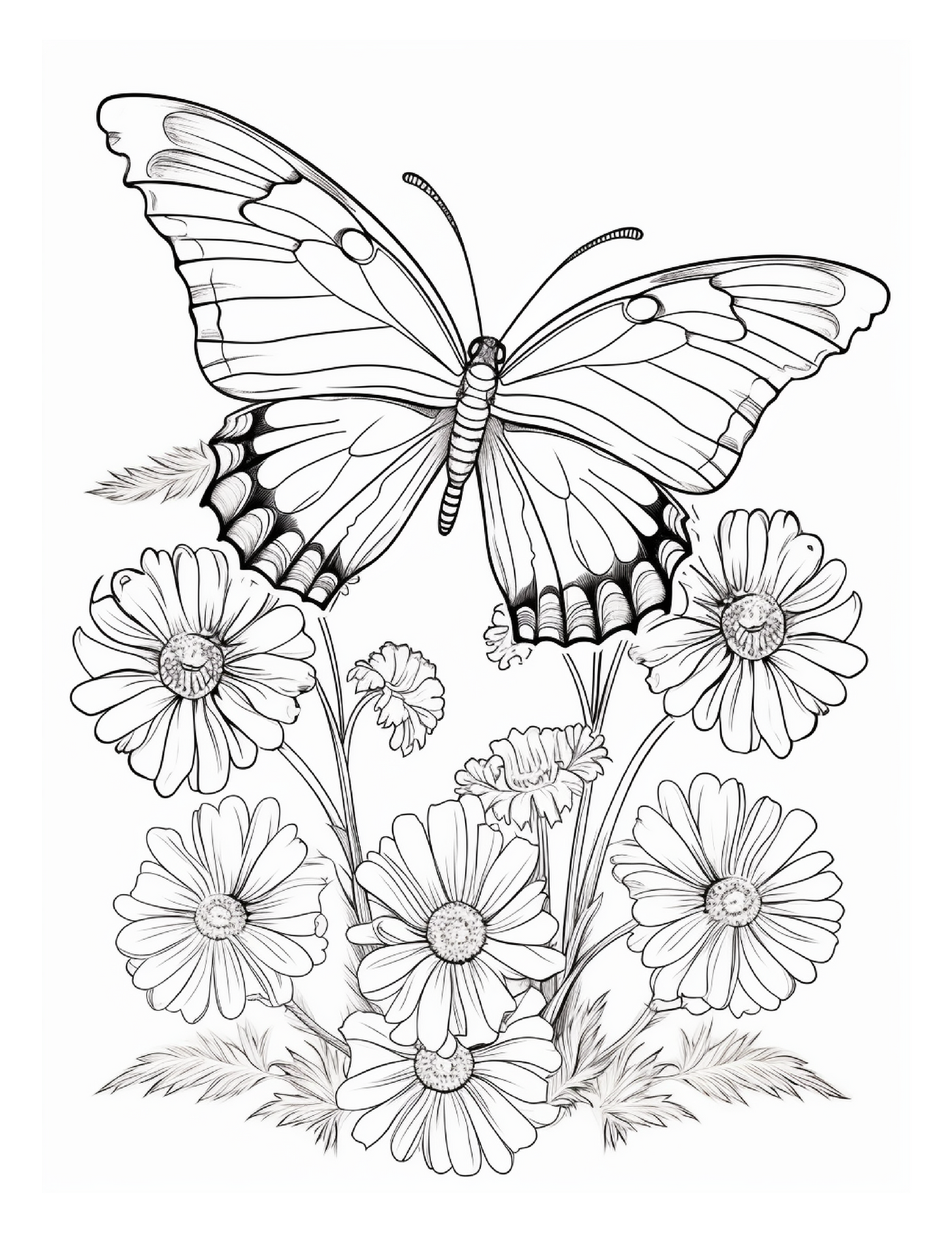 95 Butterfly Coloring Pages 2 Robs Books