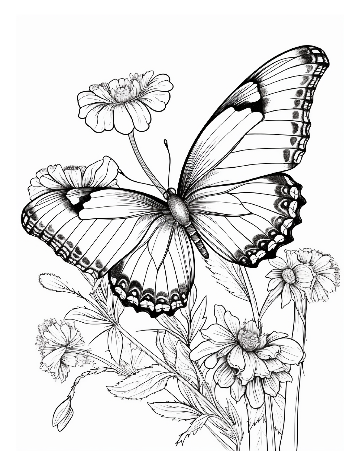 95 Butterfly Coloring Pages 2