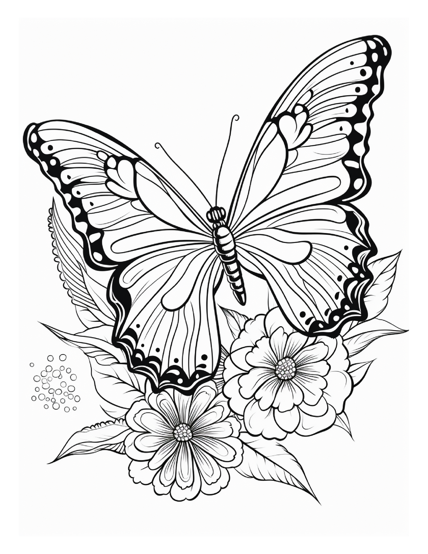 95 Butterfly Coloring Pages 1