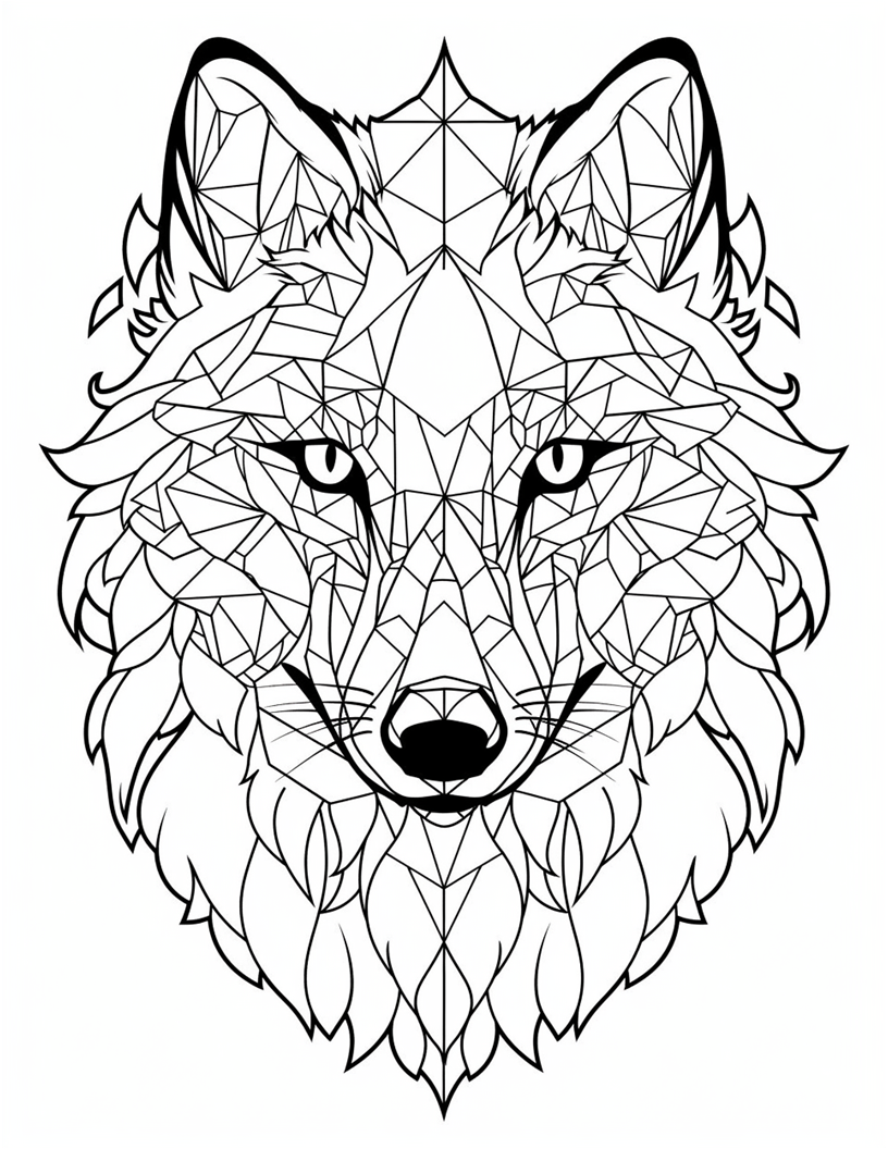 100 Animals Stained Glass Coloring Pages 2