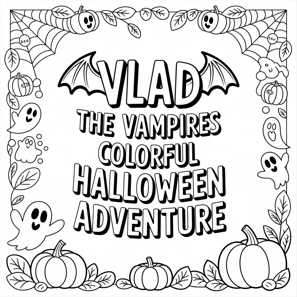 Vlad the Vampire's Colorful Halloween Adventure * - Paperback image