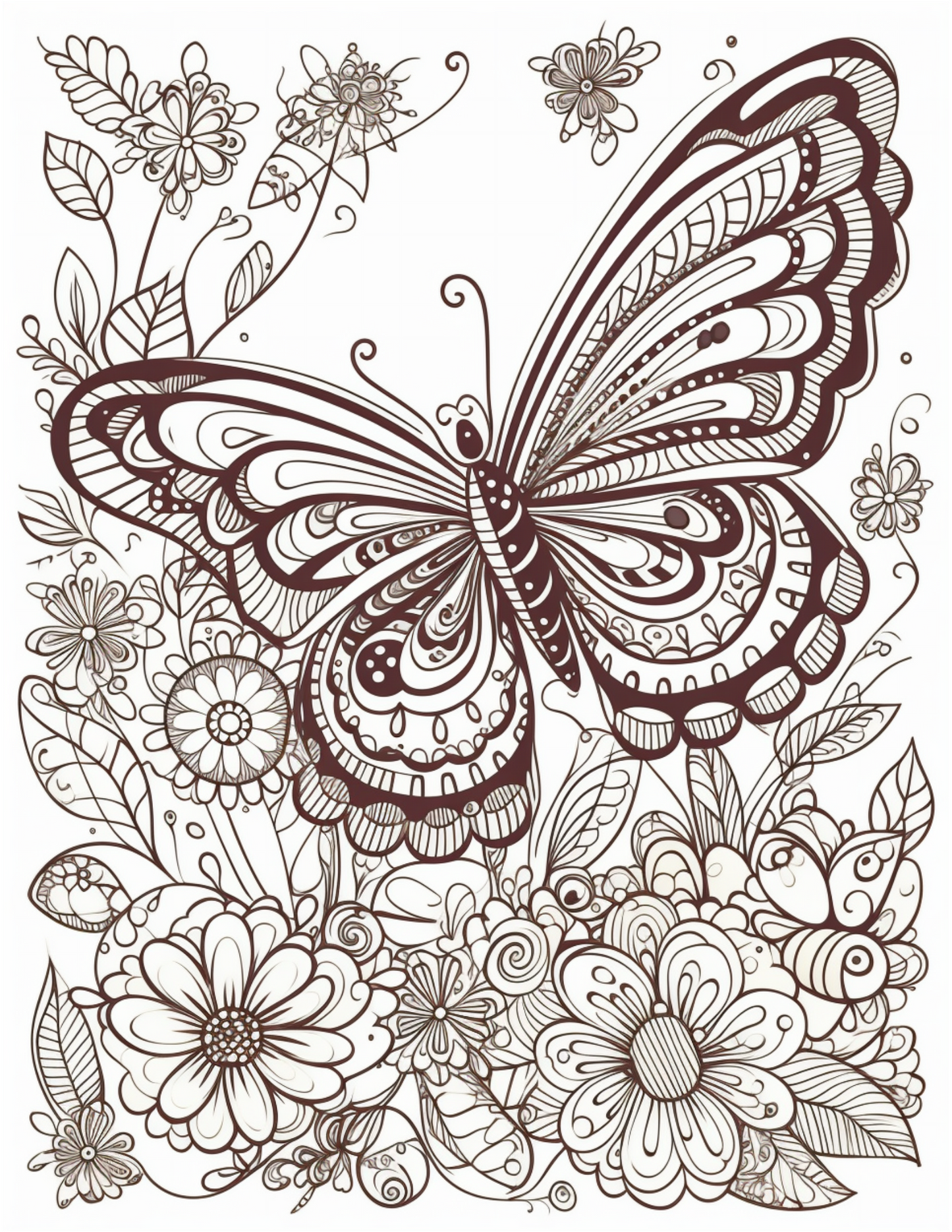 50 Butterfly Pages