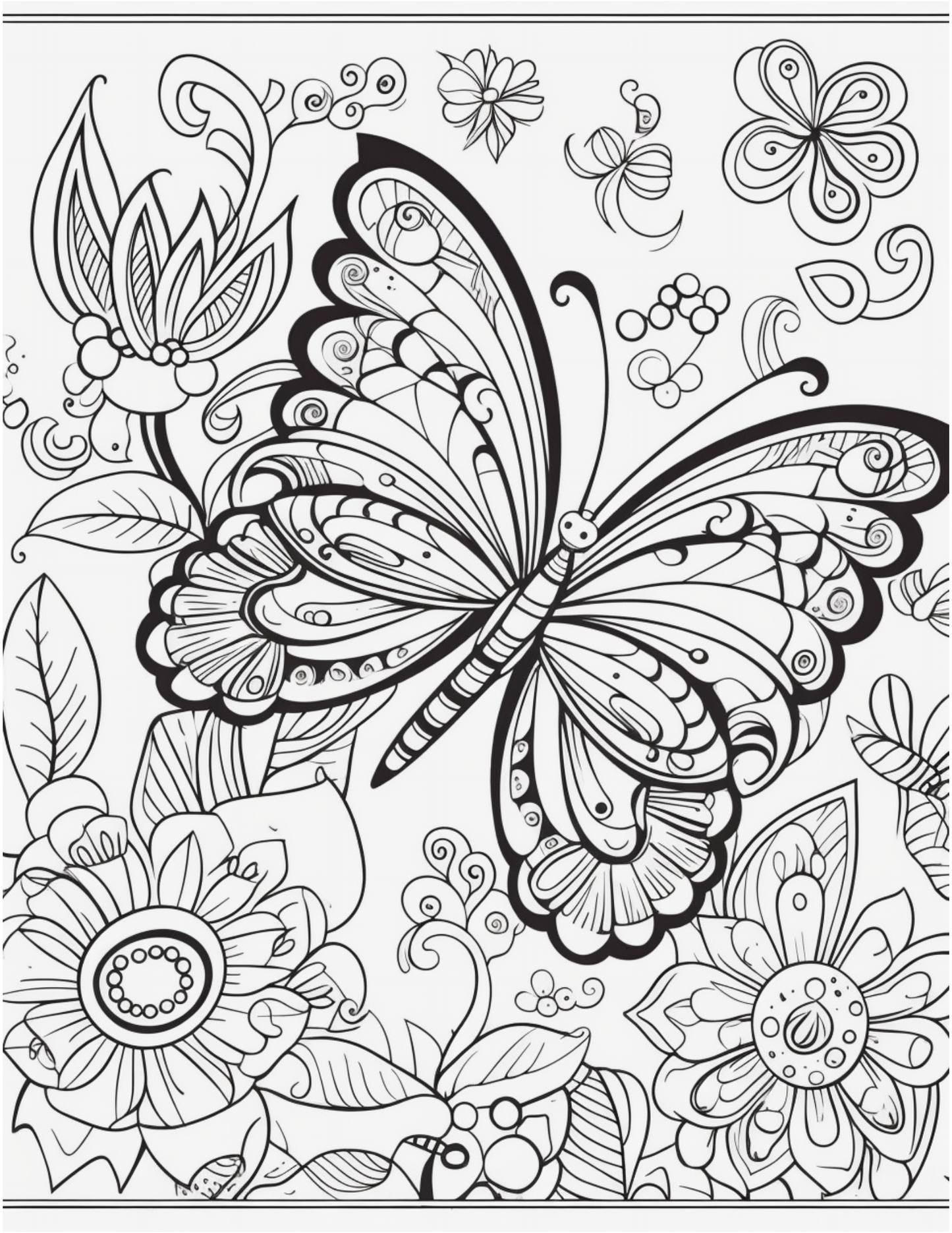 50 Butterfly Pages