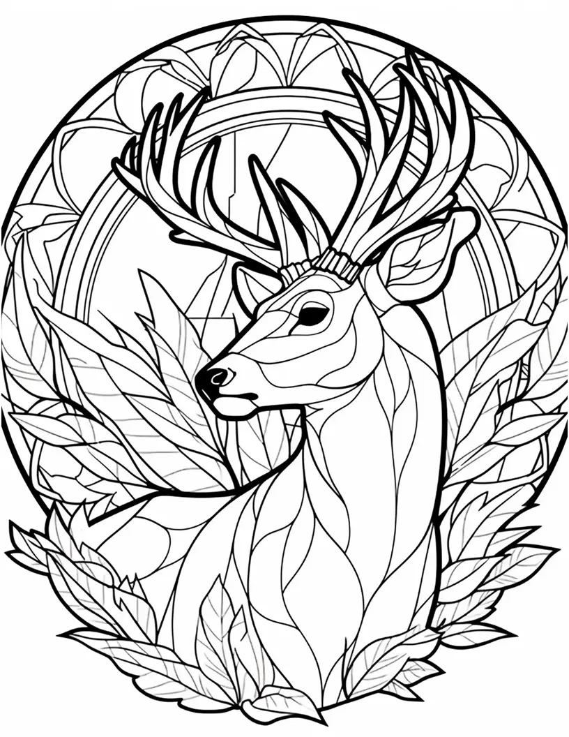 100 Animals Stained Glass Coloring Pages 2 Robs Books