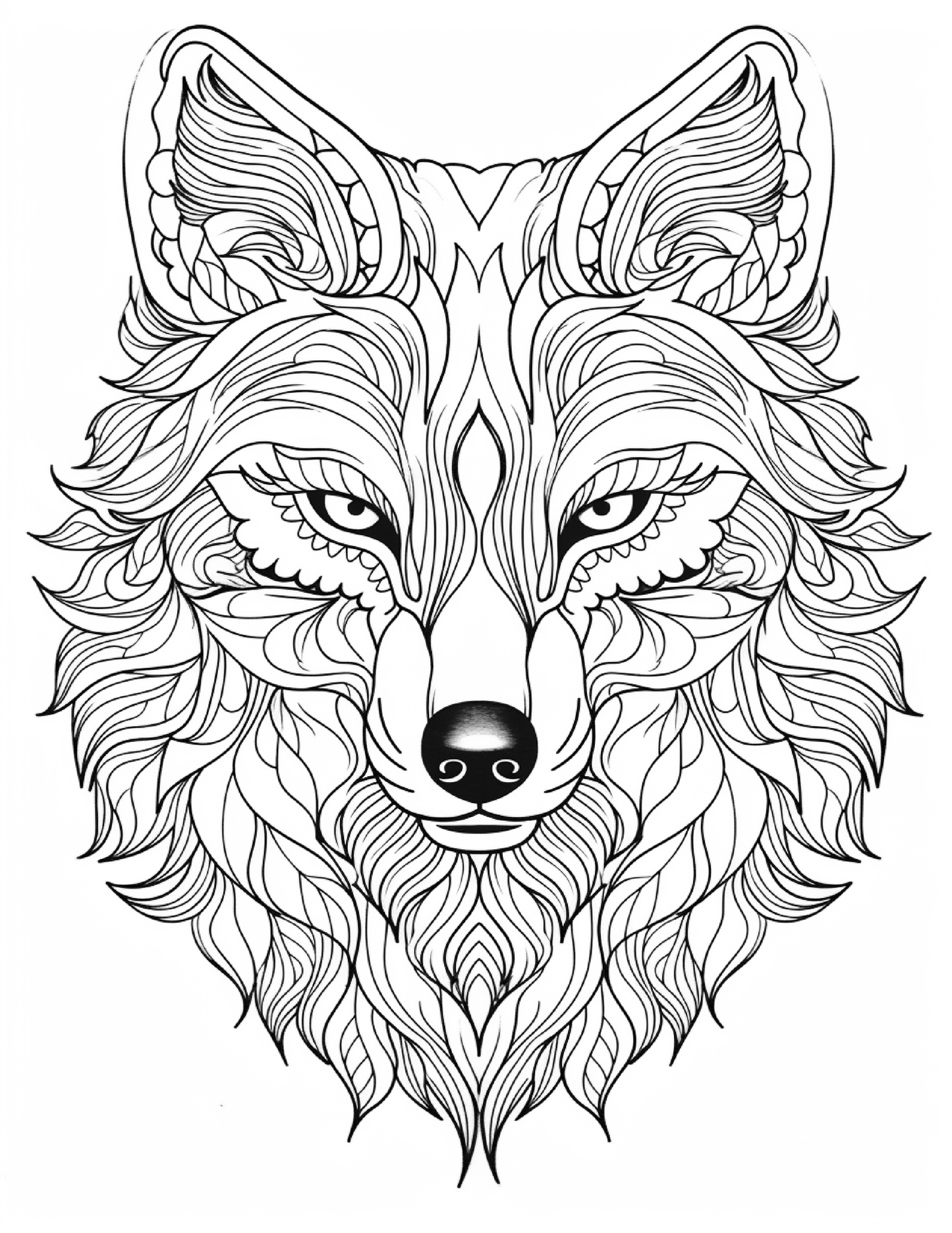 Animal mandala coloring pages for Adults 2