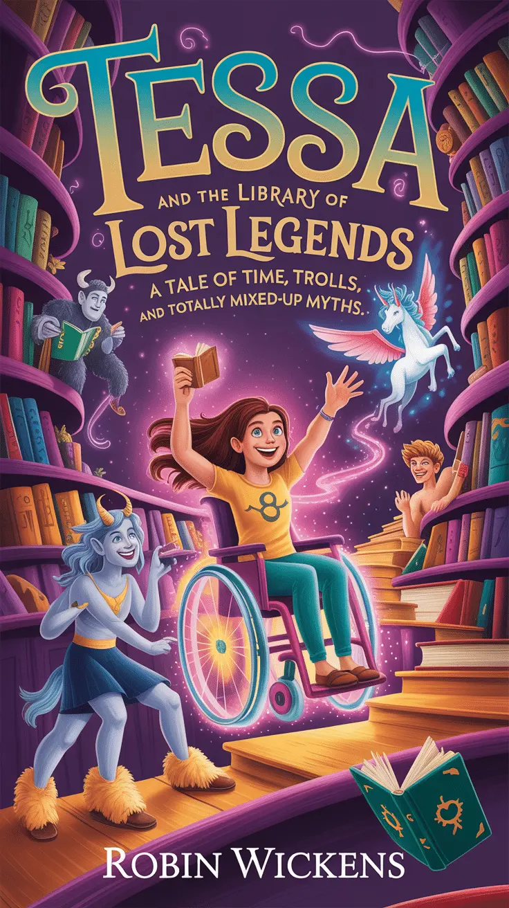 Tessa and the Library of Lost Legends: A Tale of Time, Trolls, and Totally Mixed-Up Myths image 0
