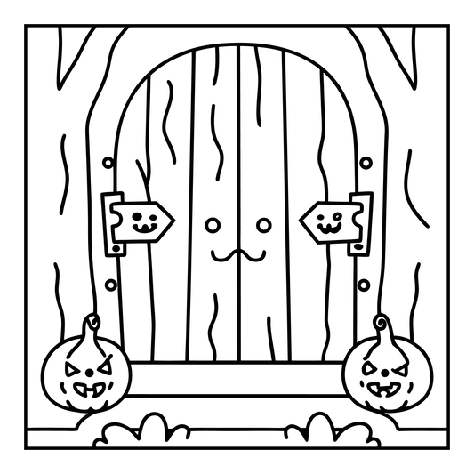 Bold and Easy Spooky Farm Coloring Pages Robs Books