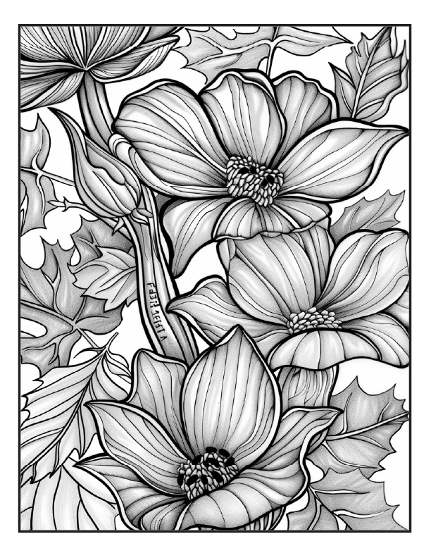 200 Butterfly Girl ColoringPages for Adults