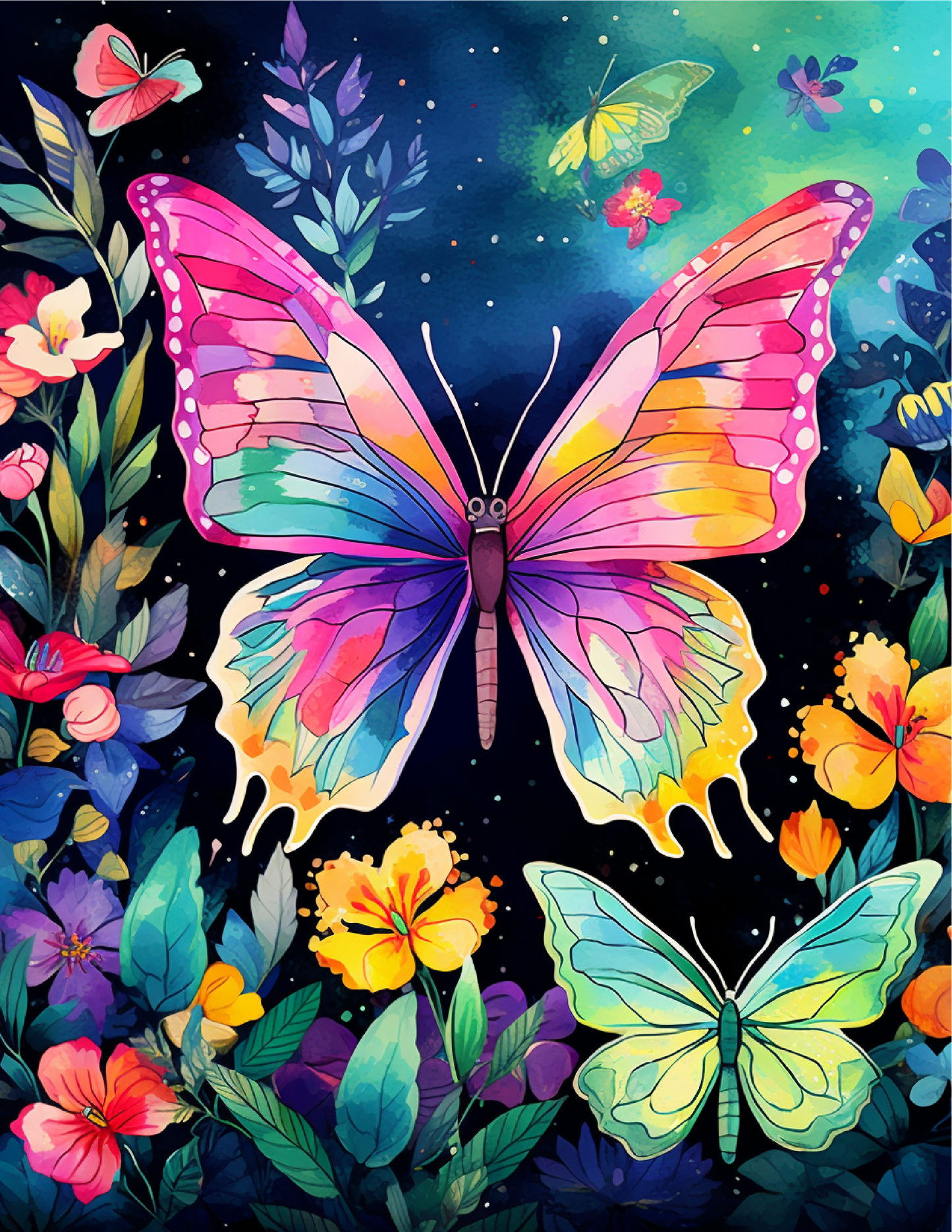 95 Butterfly Coloring Pages 1
