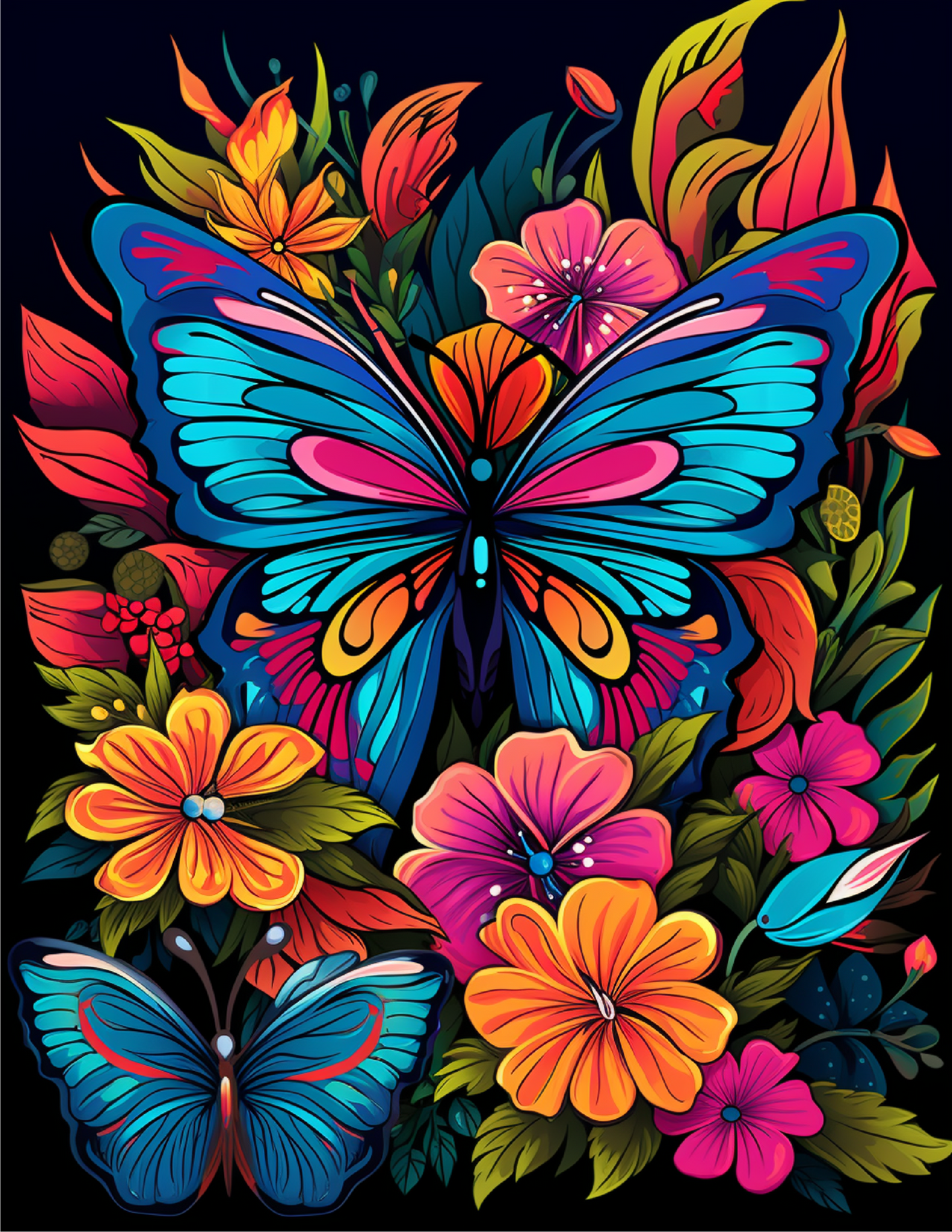95 Butterfly Coloring Pages 2