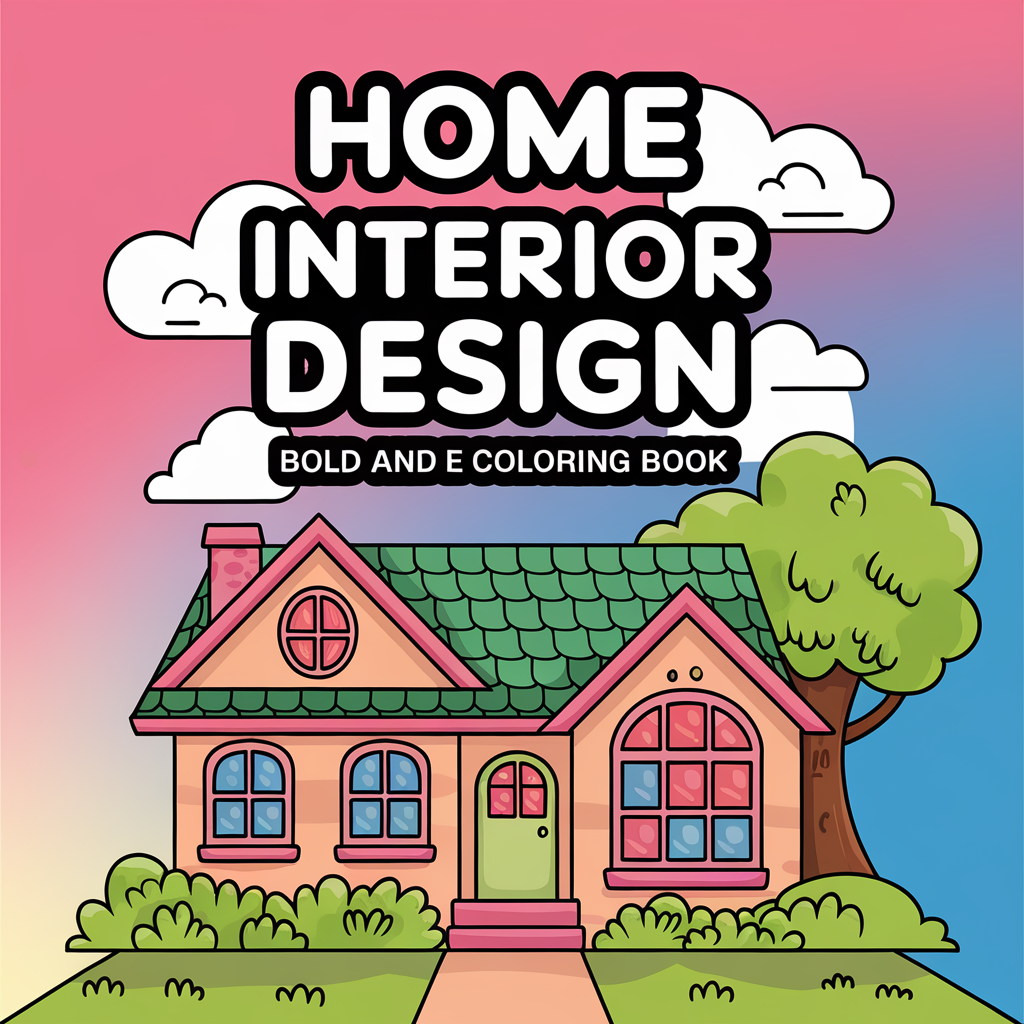 Home Interior Design Coloring Pages