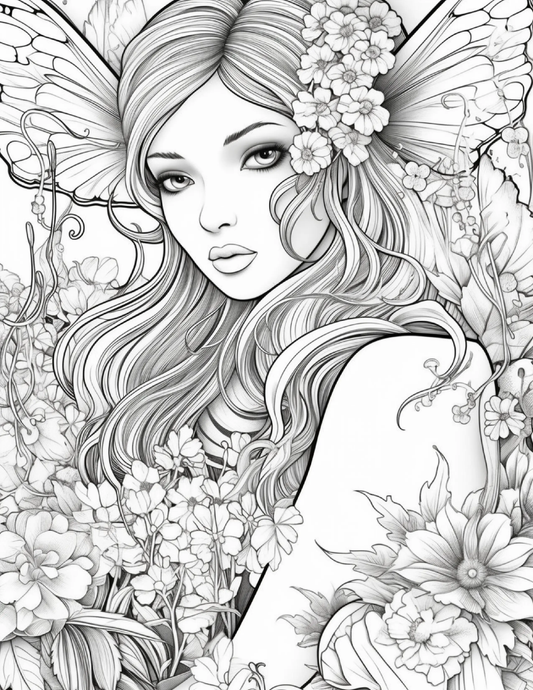 104 Forest Fairy Coloring Pages Robs Books