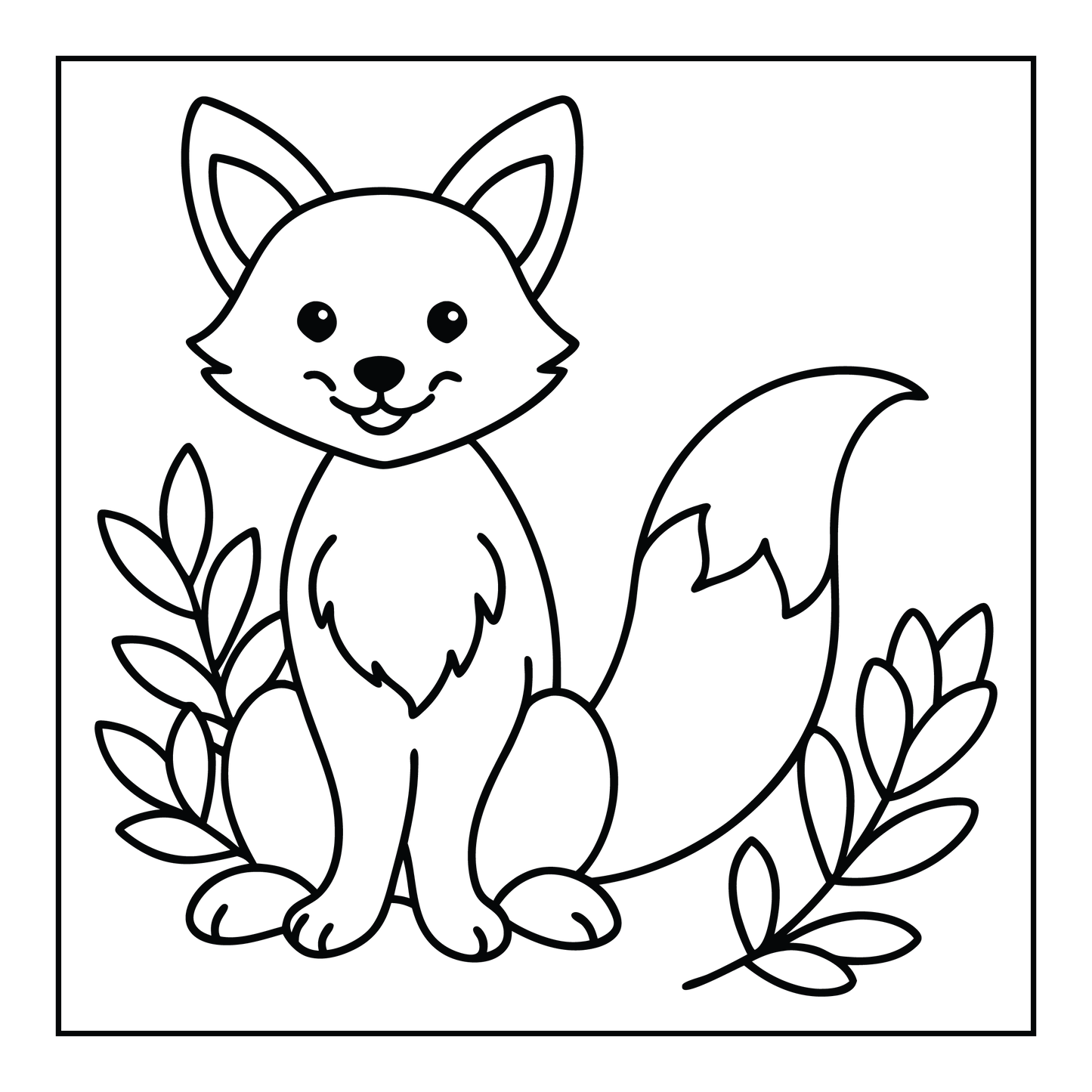 Kawaii vibes coloring book bold and easy