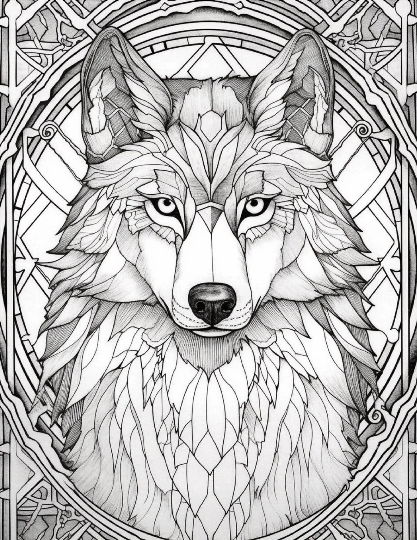 130 Stained Glass Animal Colouring Pages 1 Robs Books