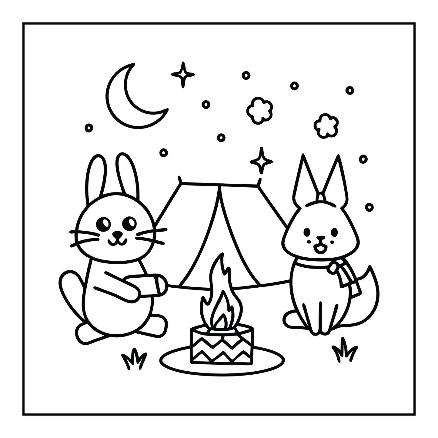 Fuzzy Hygge Cute and Cozy Coloring Book
