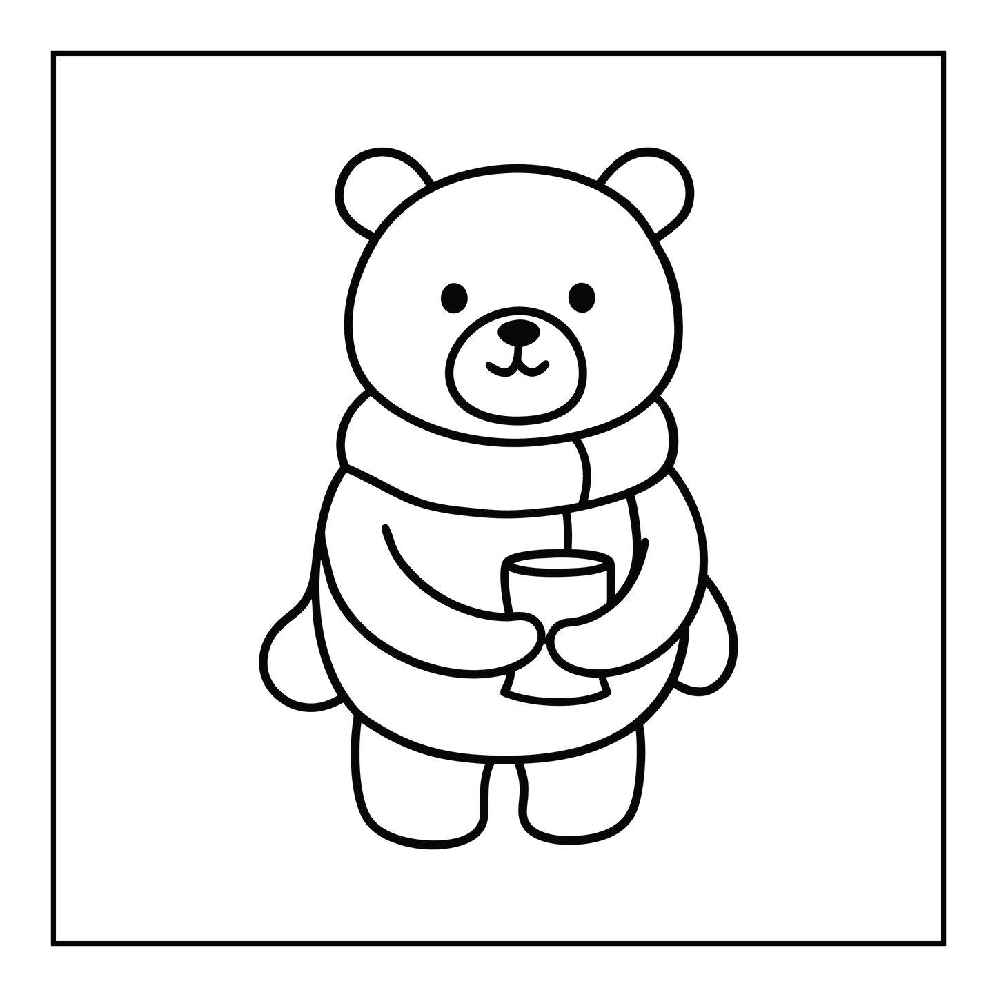 Fuzzy Hygge Cute and Cozy Coloring Book Robs Books