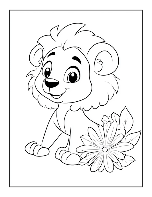 240 Animal and Flower Coloring Pages For Kids Robs Books