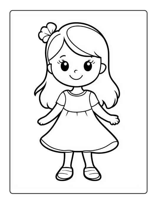Simple kids Coloring pages 2 Robs Books