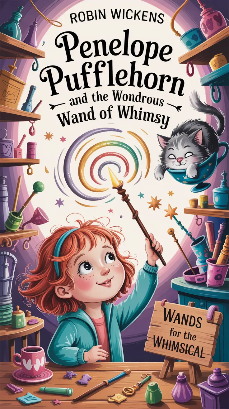 Penelope Pufflehorn and the Wondrous Wand of Whimsy Robs Books