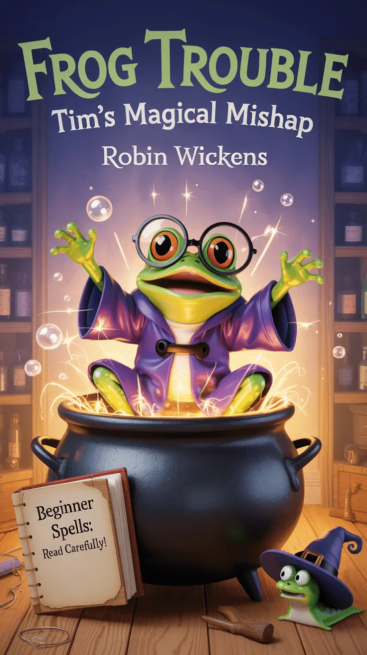 Frog Trouble: Tim's Magical Mishap image 0