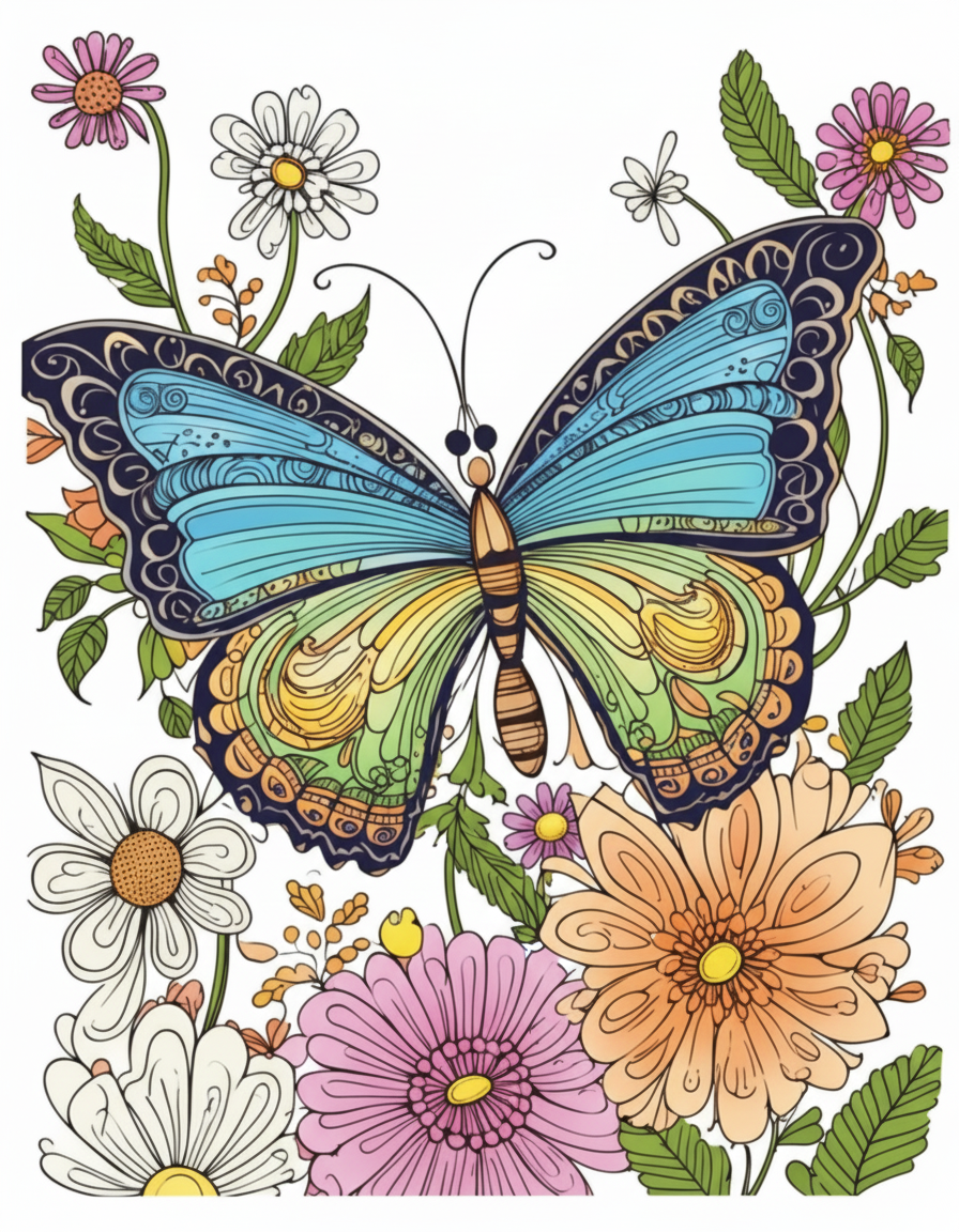50 Butterfly Pages