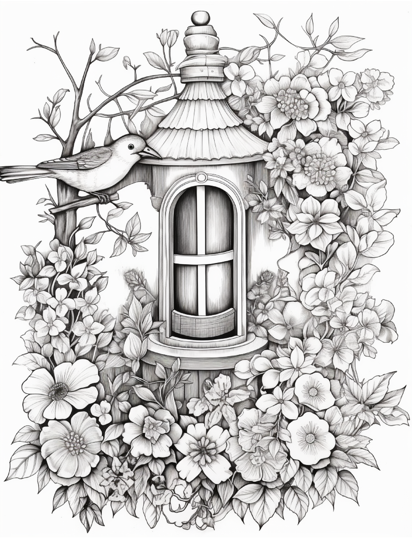 220 Secret Garden Coloring Pages