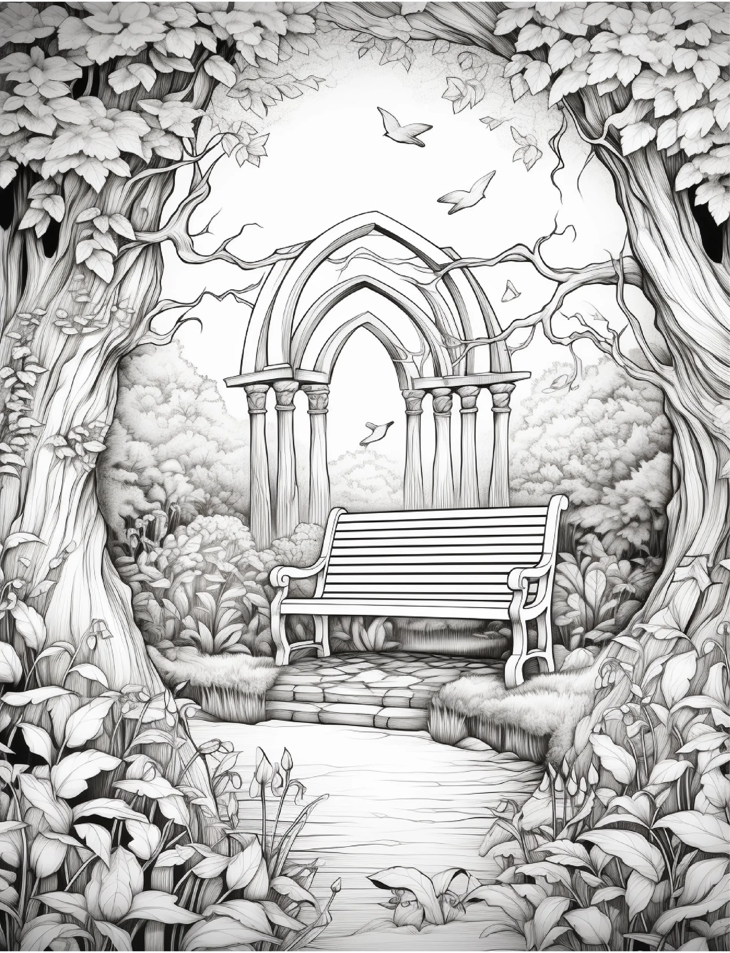 220 Secret Garden Coloring Pages Robs Books