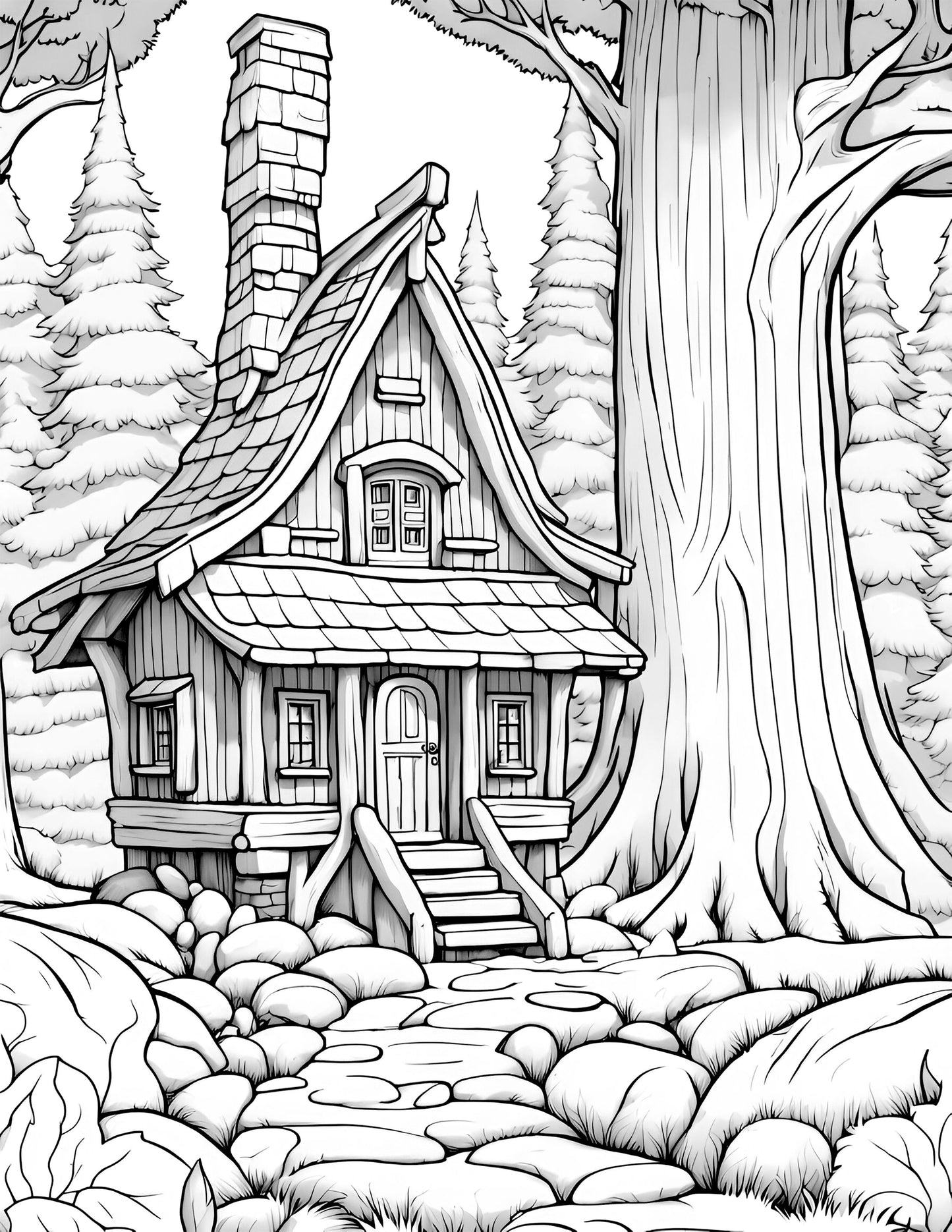 Enchanting Dwarf Homes A Magical Coloring Adventure