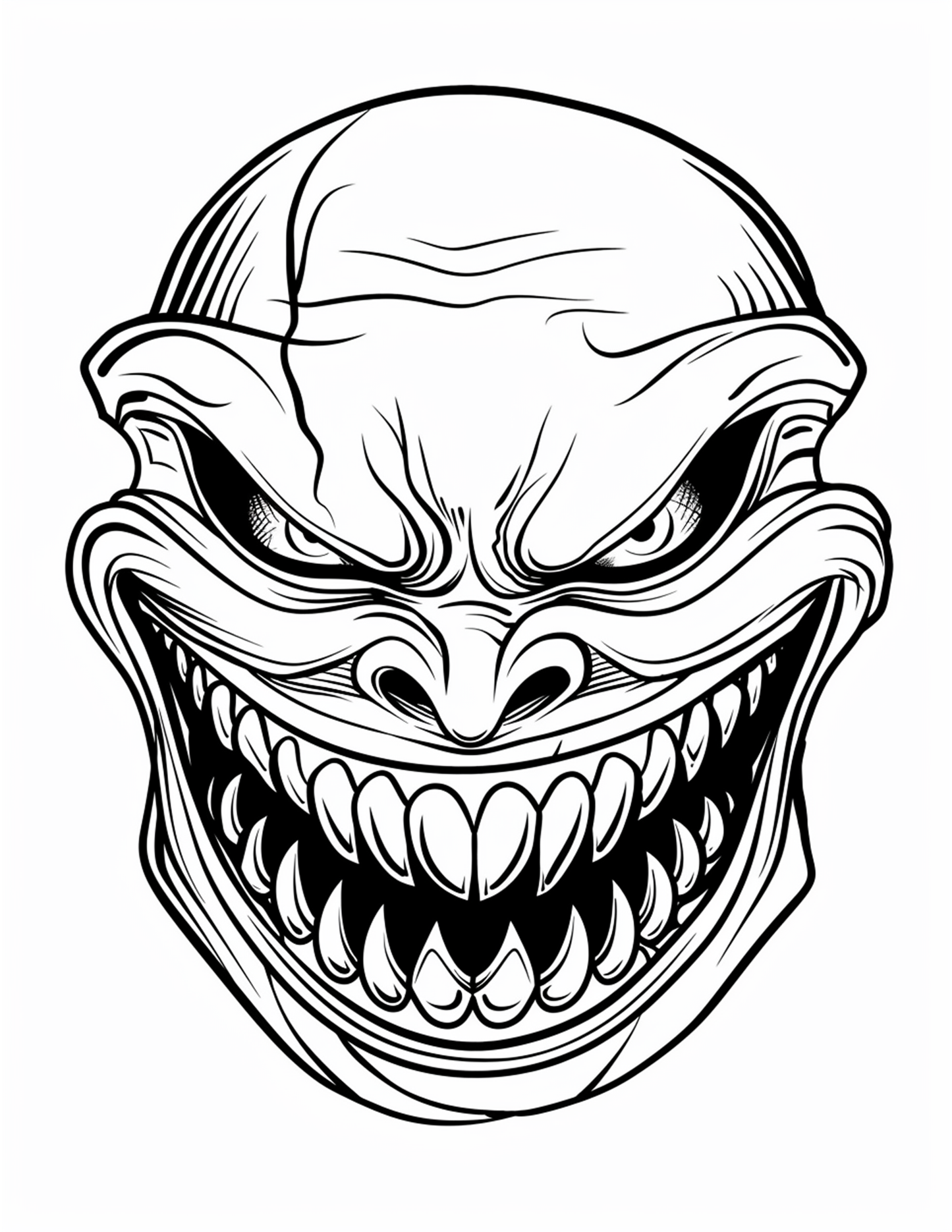 160 Horror Halloween Coloring Pages
