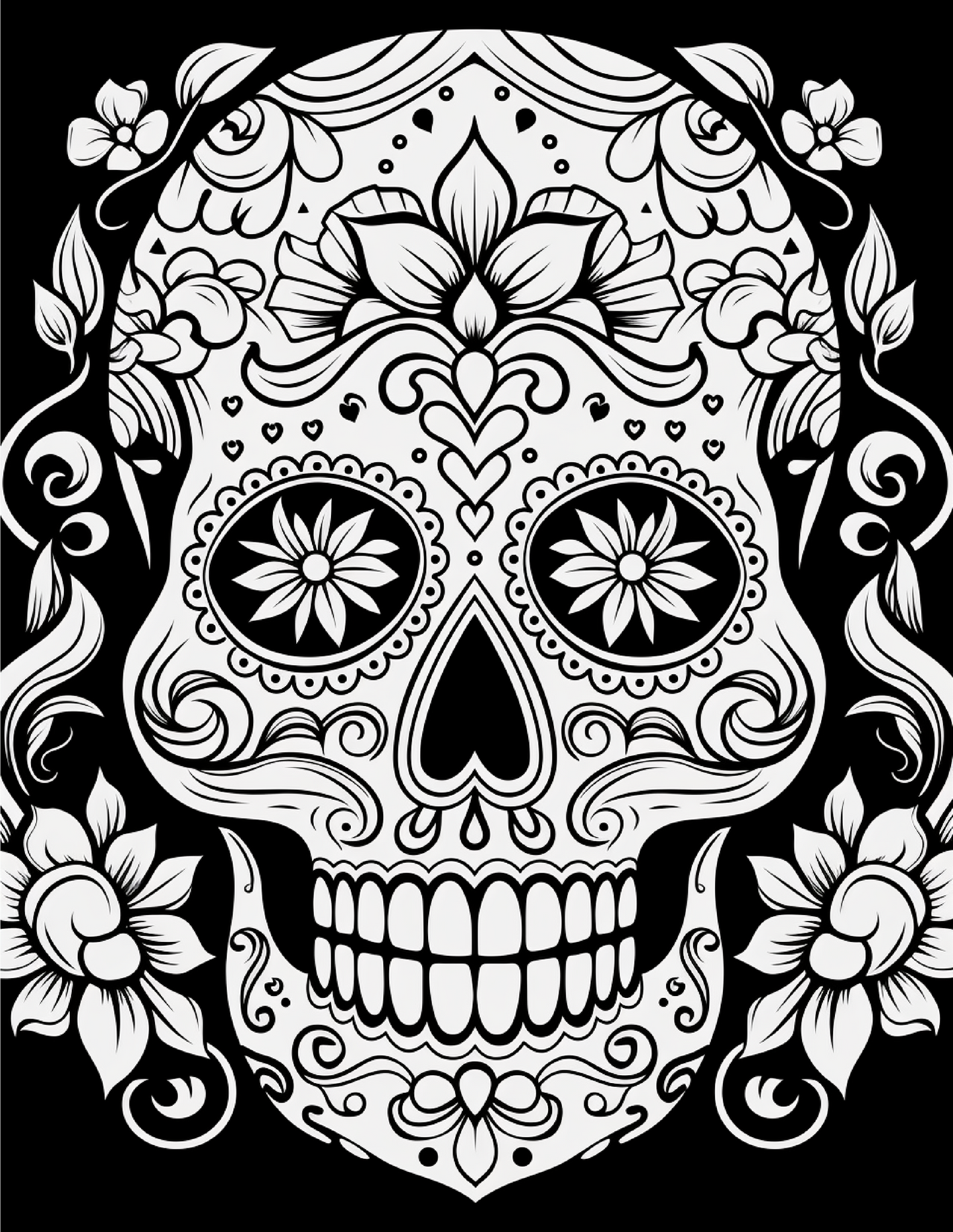 100 Day Of The Dead Coloring Pages 2