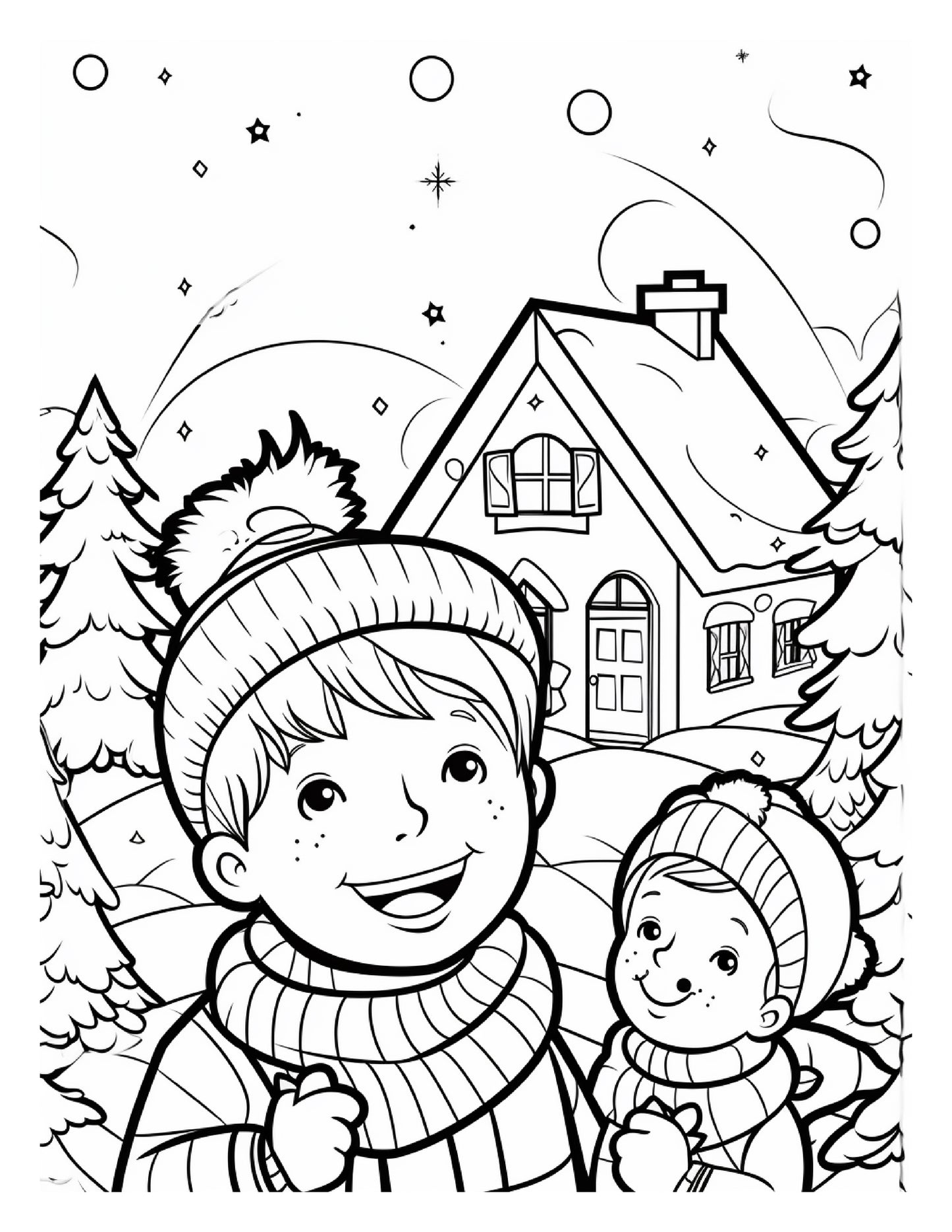 120 Christmas Coloring Pages