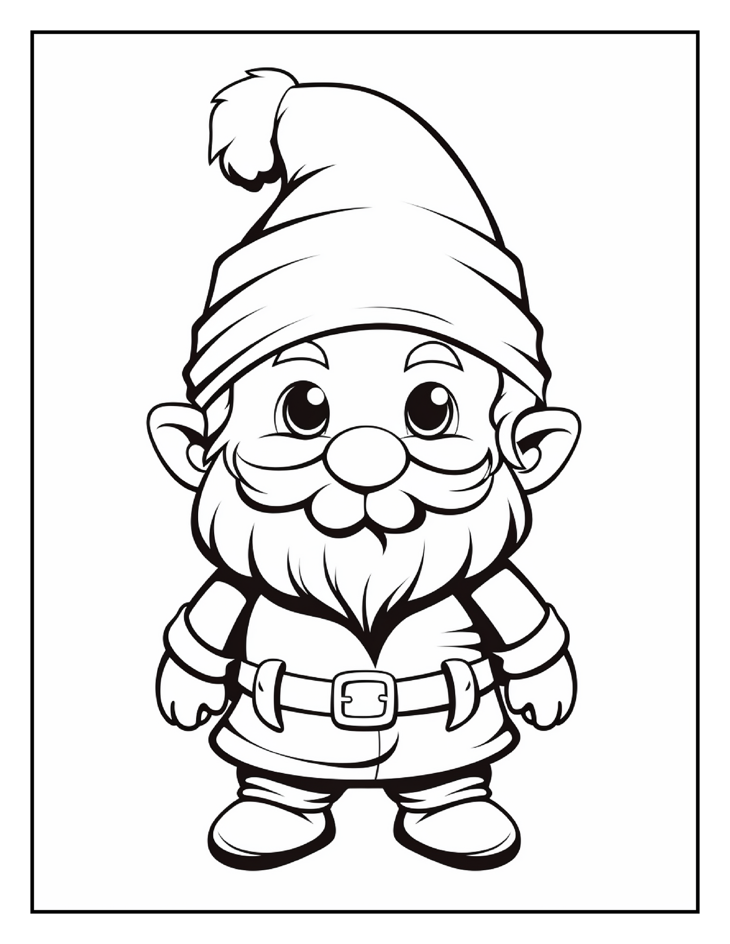 150 Christmas Coloring Pages For Kids 8