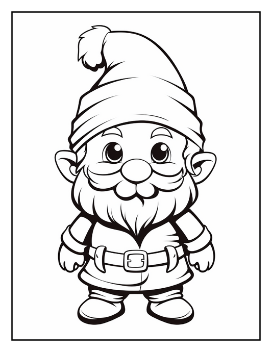 150 Christmas Coloring Pages For Kids 8