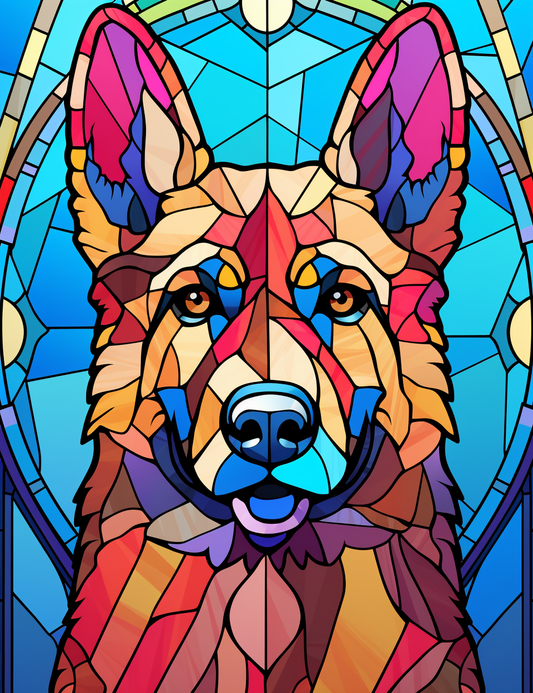 100-Animals Stained Glass Coloring 20-2