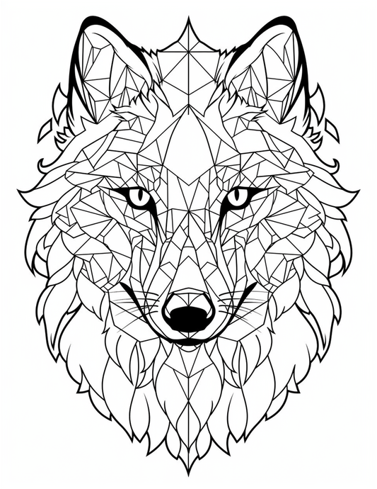 100 Animals Stained Glass Coloring Pages 2