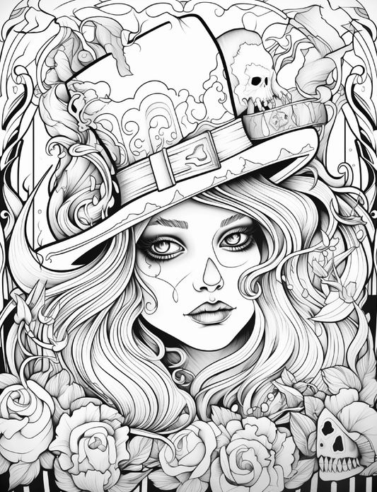 240 Halloween Coloring Pages For Adults