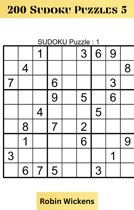 200 Sudoku Puzzles 6