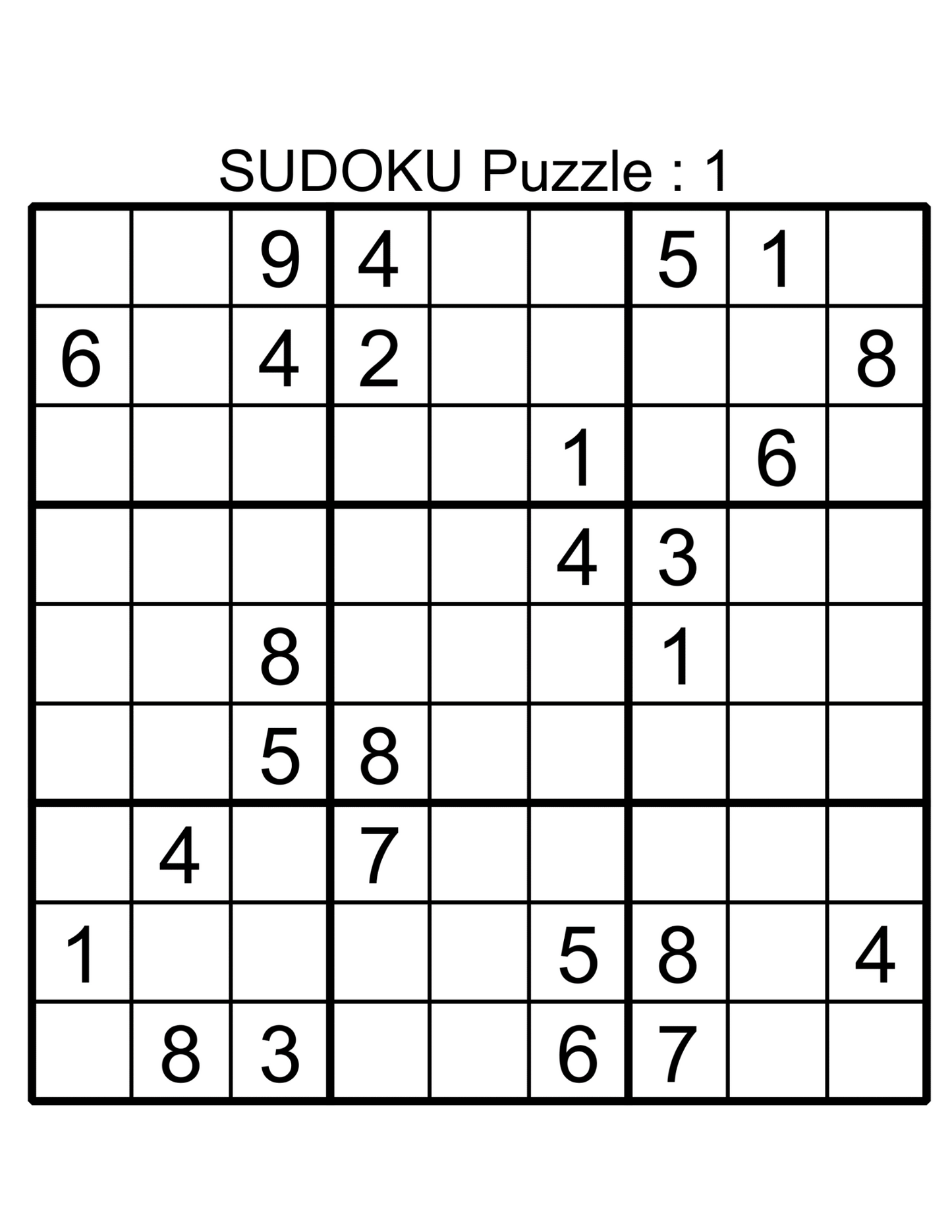 200 Sudoku Puzzles 5