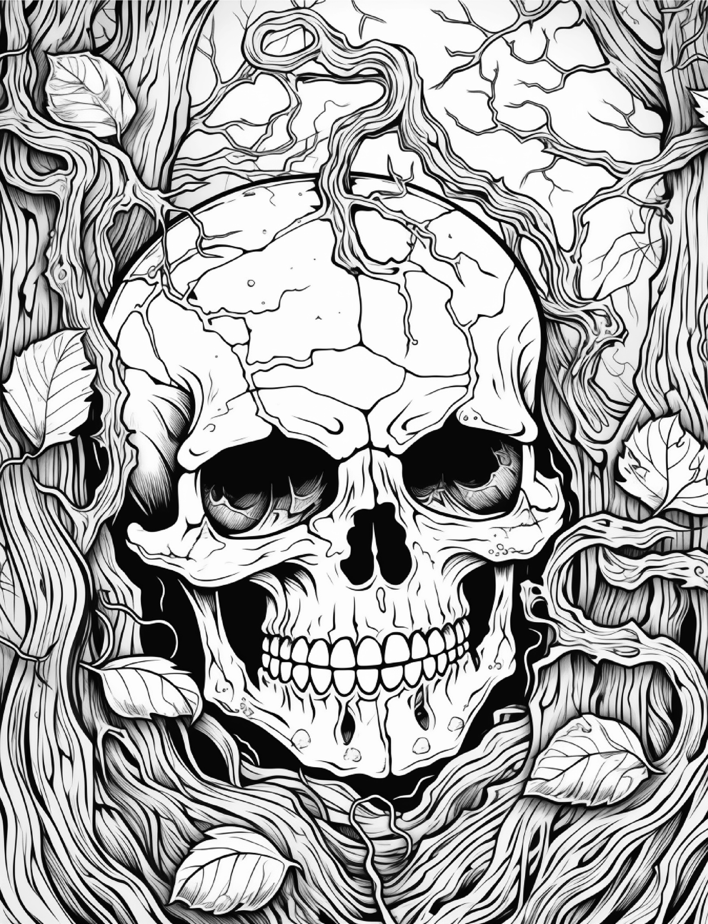 240 Halloween Coloring Pages For Adults