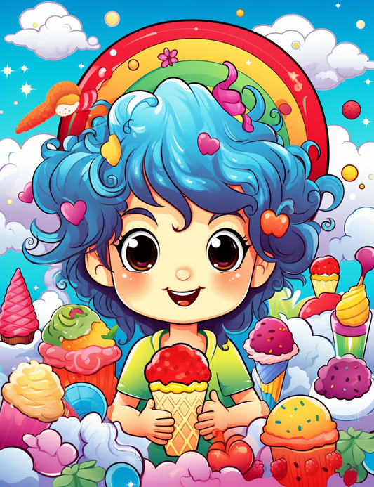 200 Cute Kawaii Coloring Pages for Kids 1