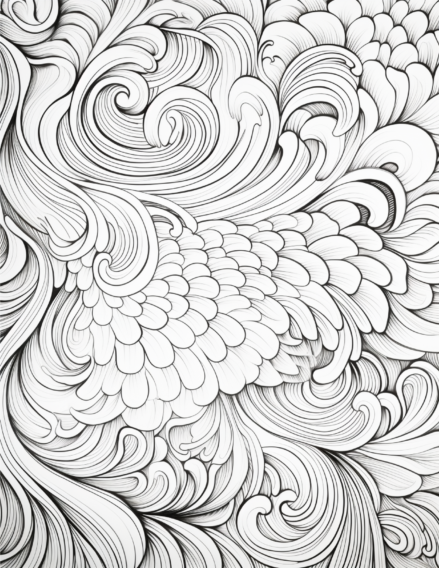 100 Zentangle Pattern Coloring Pages for Adults