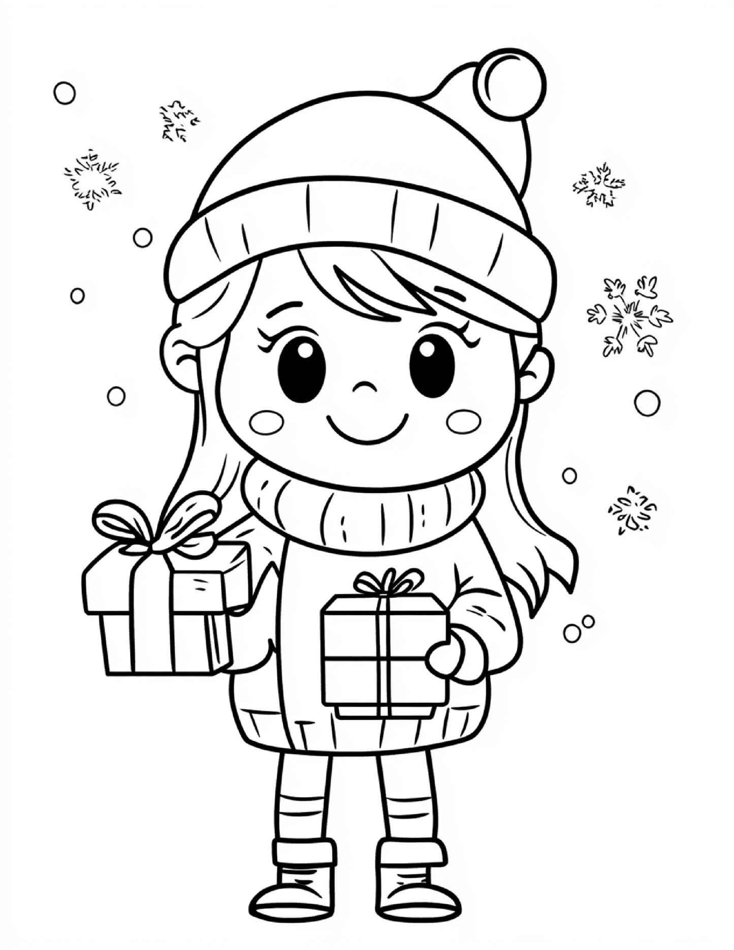 300 Christmas Coloring Pages for Kids