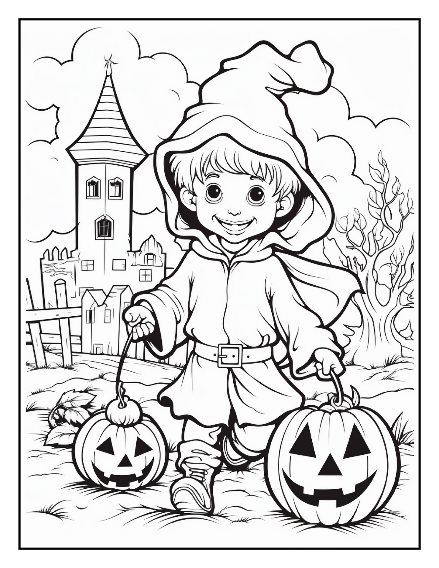 100 Halloween Ghost Coloring Pages For Adults