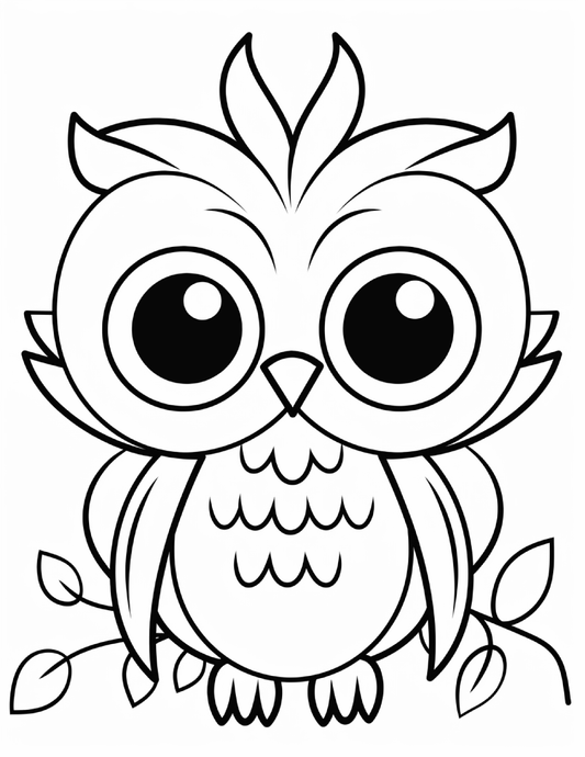 290 Bold and Easy Coloring Pages For Kids